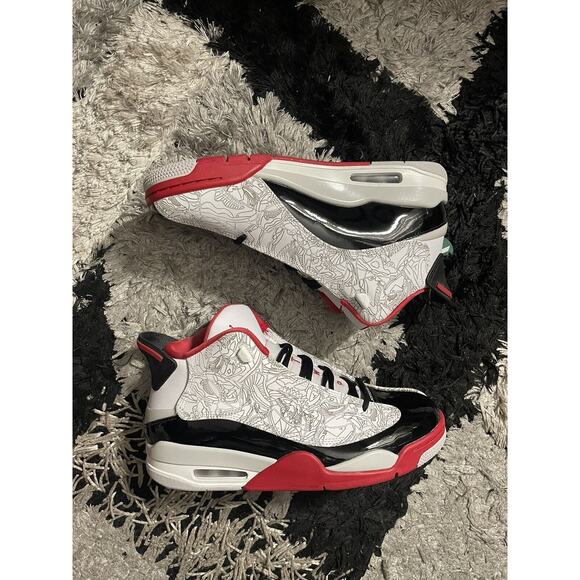 Size 10 - Jordan Dub Zero Varsity Red 2022 311046-160 Basketball shoes - Picture 1 of 5